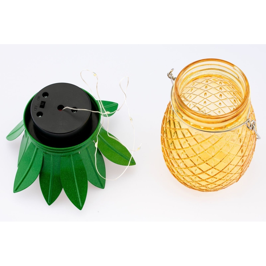 LED-Solarleuchte JAR LED/1,2V 150 mAh IP44 Ananas