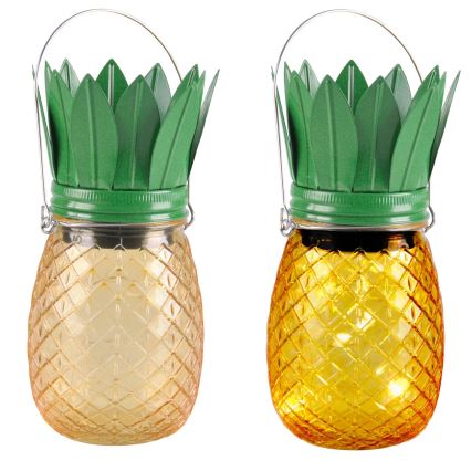 LED-Solarleuchte JAR LED/1,2V 150 mAh IP44 Ananas