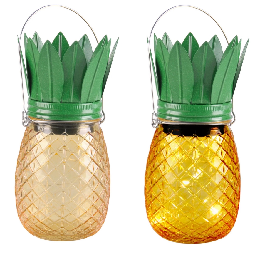 LED-Solarleuchte JAR LED/1,2V 150 mAh IP44 Ananas