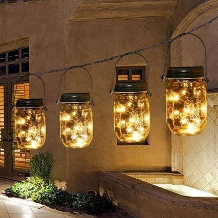 LED-Solarleuchte JAR LED/1,2V 600 mAh IP44