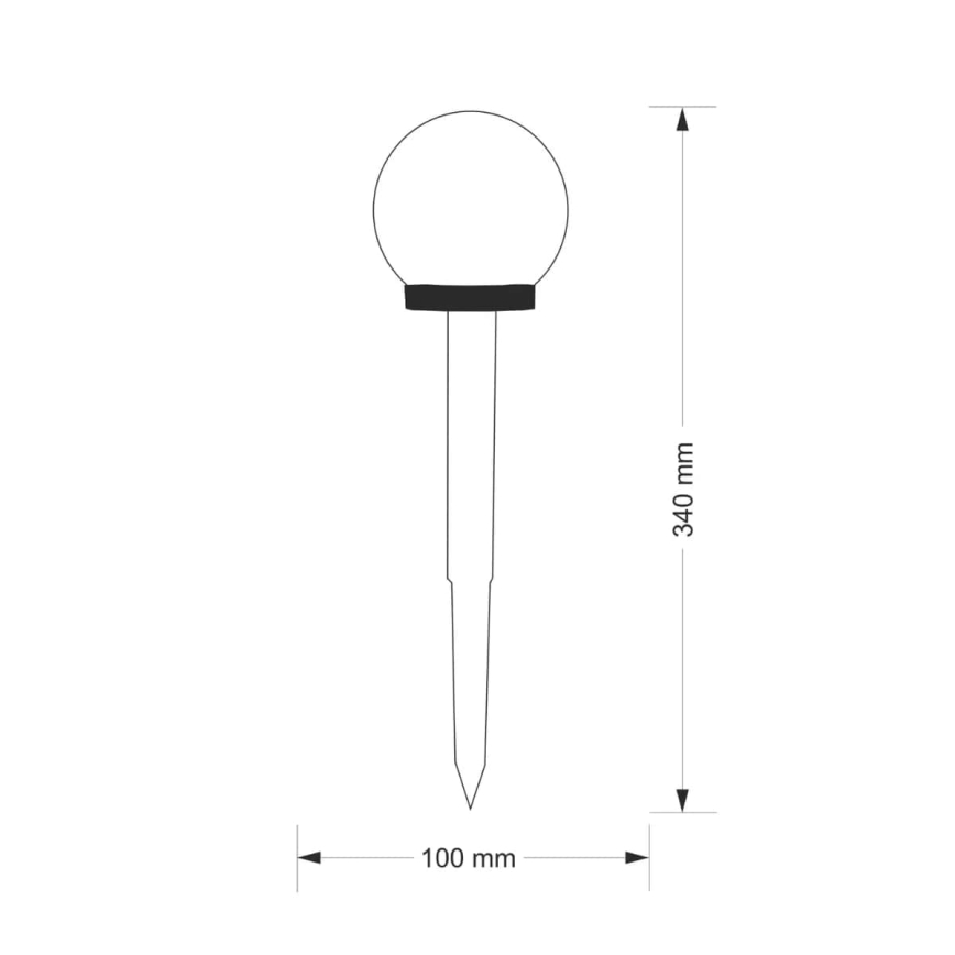 LED Solarleuchte KULA LED/1,2V 40 mAh P44