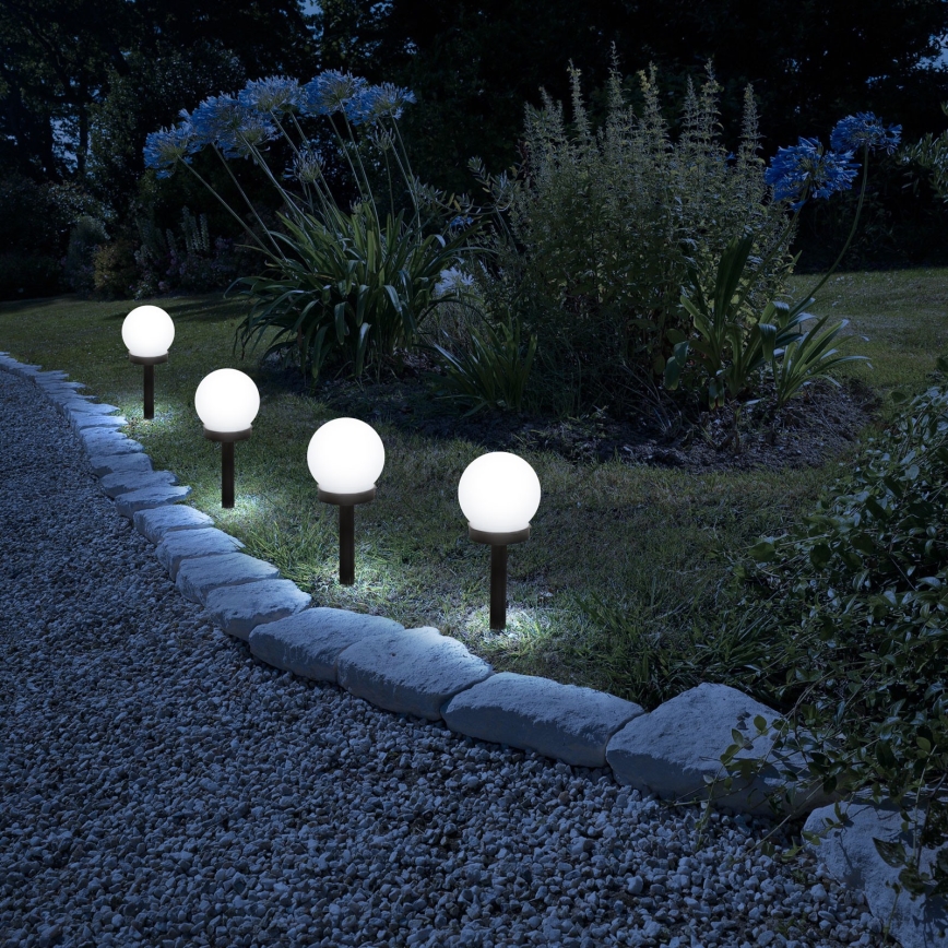 LED Solarleuchte LED/1,2V 40mAh IP44 schwarz