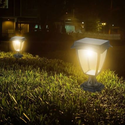LED-Solarleuchte LED/2W/3,7V 3000/6000K IP65 2200 mAh