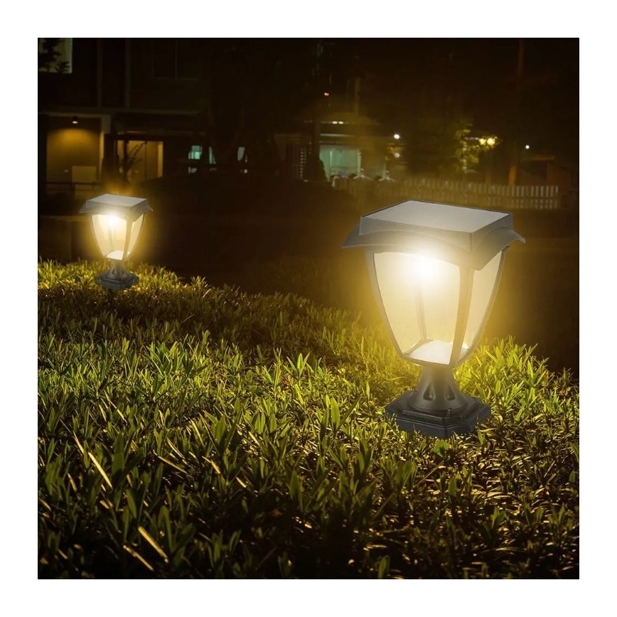 LED-Solarleuchte LED/2W/3,7V 3000/6000K IP65 2200 mAh