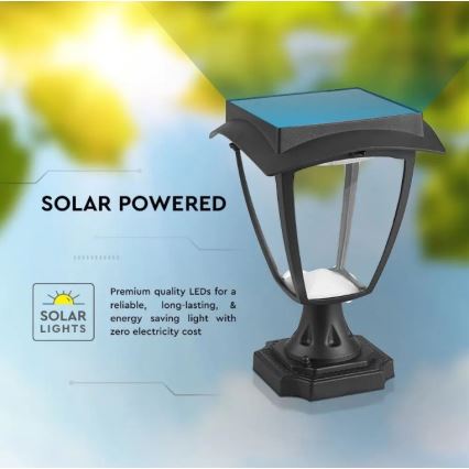 LED-Solarleuchte LED/2W/3,7V 3000/6000K IP65 2200 mAh