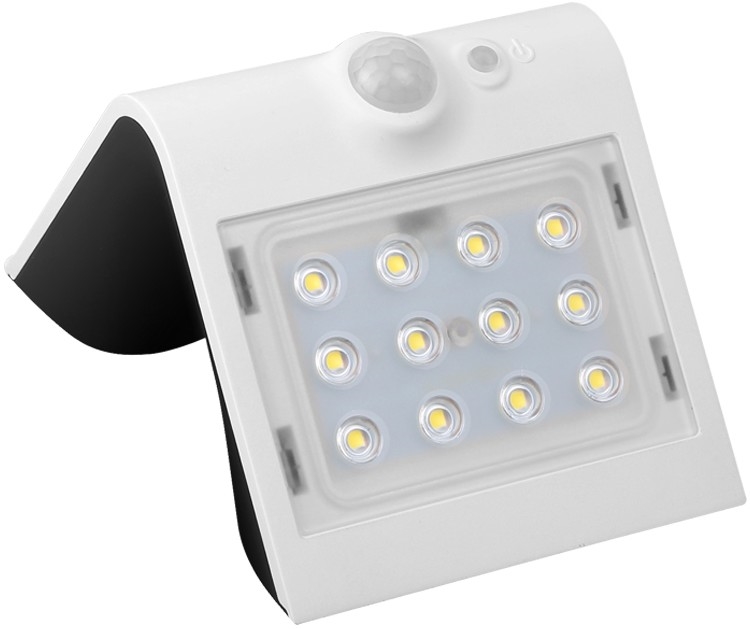 LED Solarleuchte mit Bewegungs- und Dämmerungssensor LED/1,5W/1200 mAh 3,7V IP65