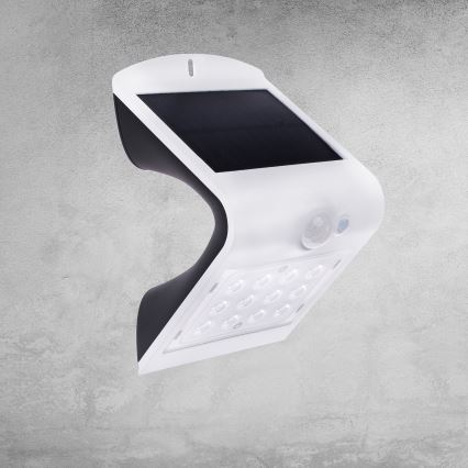 LED Solarleuchte mit Bewegungs- und Dämmerungssensor LED/1,5W/1200 mAh 3,7V IP65