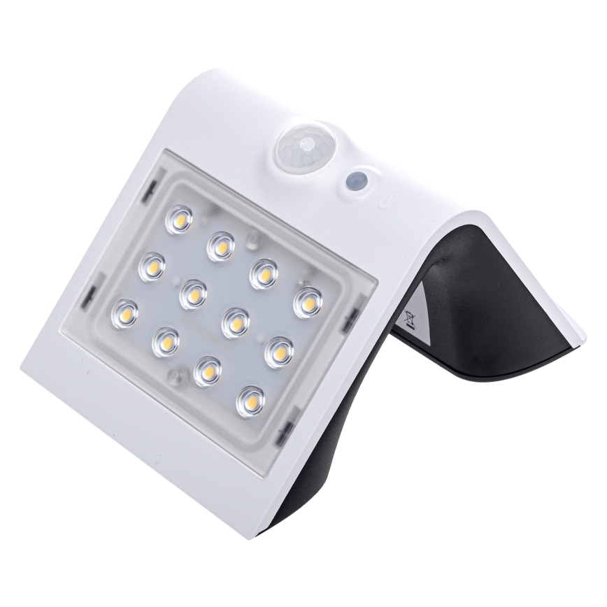 LED Solarleuchte mit Bewegungs- und Dämmerungssensor LED/1,5W/1200 mAh 3,7V IP65