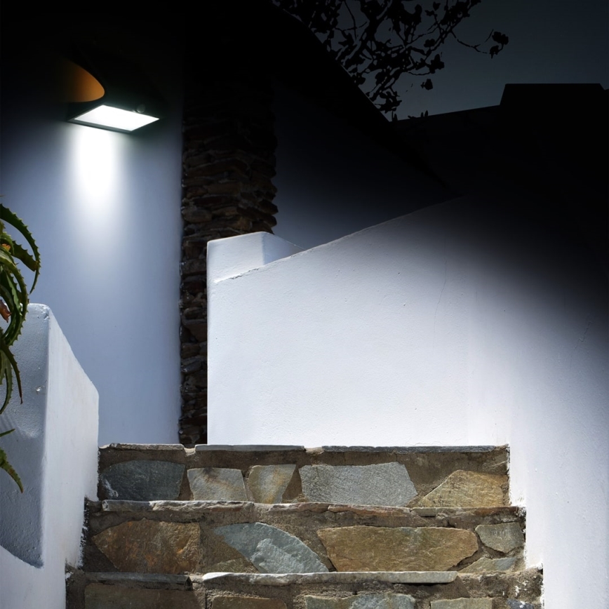 LED Solarleuchte mit Bewegungs- und Dämmerungssensor LED/6,8W/4000 mAh 3,7V IP65