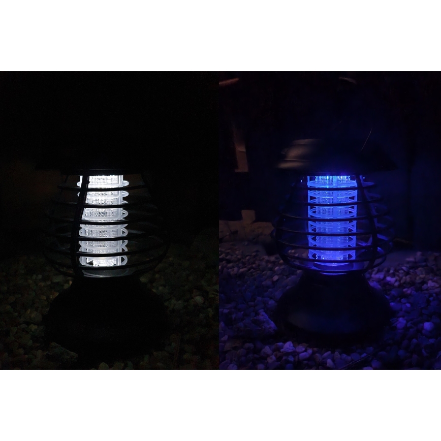 LED-Solarleuchte mit Insektenfalle LED/1,2V 600 mAh IP44