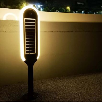 LED Solarleuchte mit Sensor BOLLARD LED/5W/5,5V 70 cm 4000K IP65 2000 mAh