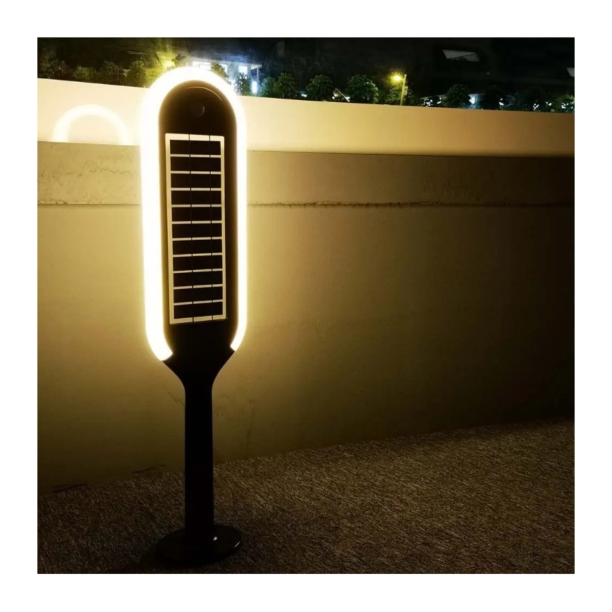 LED Solarleuchte mit Sensor BOLLARD LED/5W/5,5V 70 cm 4000K IP65 2000 mAh