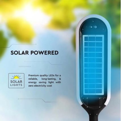 LED Solarleuchte mit Sensor BOLLARD LED/5W/5,5V 70 cm 4000K IP65 2000 mAh