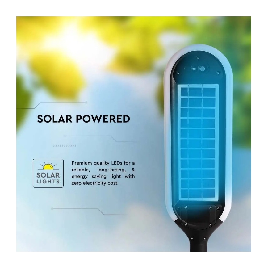LED Solarleuchte mit Sensor BOLLARD LED/5W/5,5V 70 cm 4000K IP65 2000 mAh