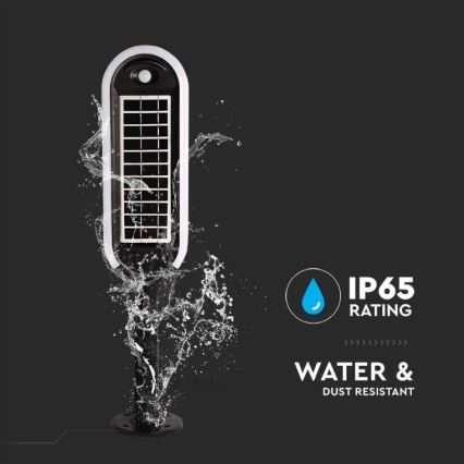 LED Solarleuchte mit Sensor BOLLARD LED/5W/5,5V 70 cm 4000K IP65 2000 mAh