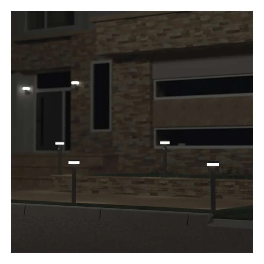 LED Solarleuchte mit Sensor LED/2W/3,7V 1200 mAh IP44 50 cm