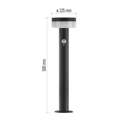 LED Solarleuchte mit Sensor LED/2W/3,7V 1200 mAh IP44 50 cm