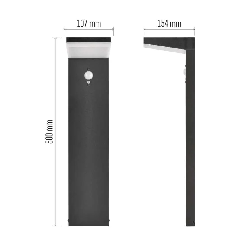 LED Solarleuchte mit Sensor LED/4,4W/3,7V 2200 mAh IP44