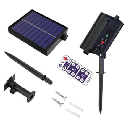 LED-Solarlichterkette 10xLED/0,5/4,5V 12 m 3000K IP44 1200 mAh + Fernbedienung
