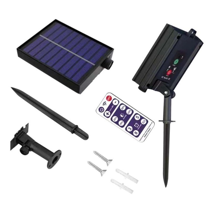 LED-Solarlichterkette 10xLED/0,5/4,5V 12 m 3000K IP44 1200 mAh + Fernbedienung