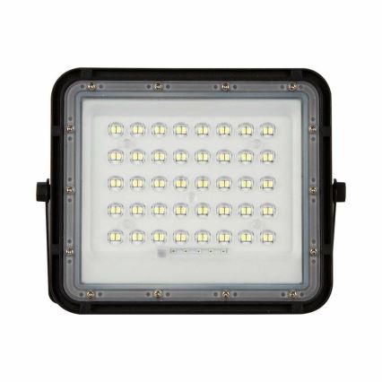 Dimmbarer LED-Outdoor-Solarstrahler LED/10W/3,2V IP65 4000K 6000 mAh schwarz + Fernbedienung