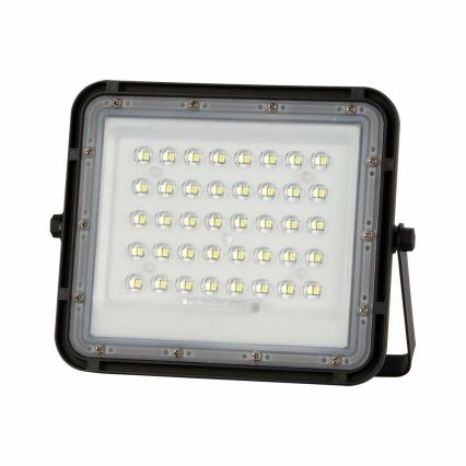 Dimmbarer LED-Outdoor-Solarstrahler LED/10W/3,2V IP65 4000K 6000 mAh schwarz + Fernbedienung