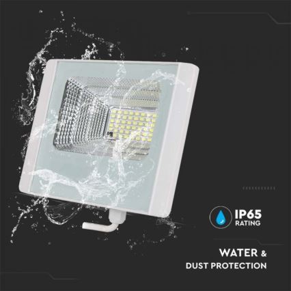 LED Solarstrahler für den Außenbereich LED/12W/3,2V IP65 4000K + Fernbedienung