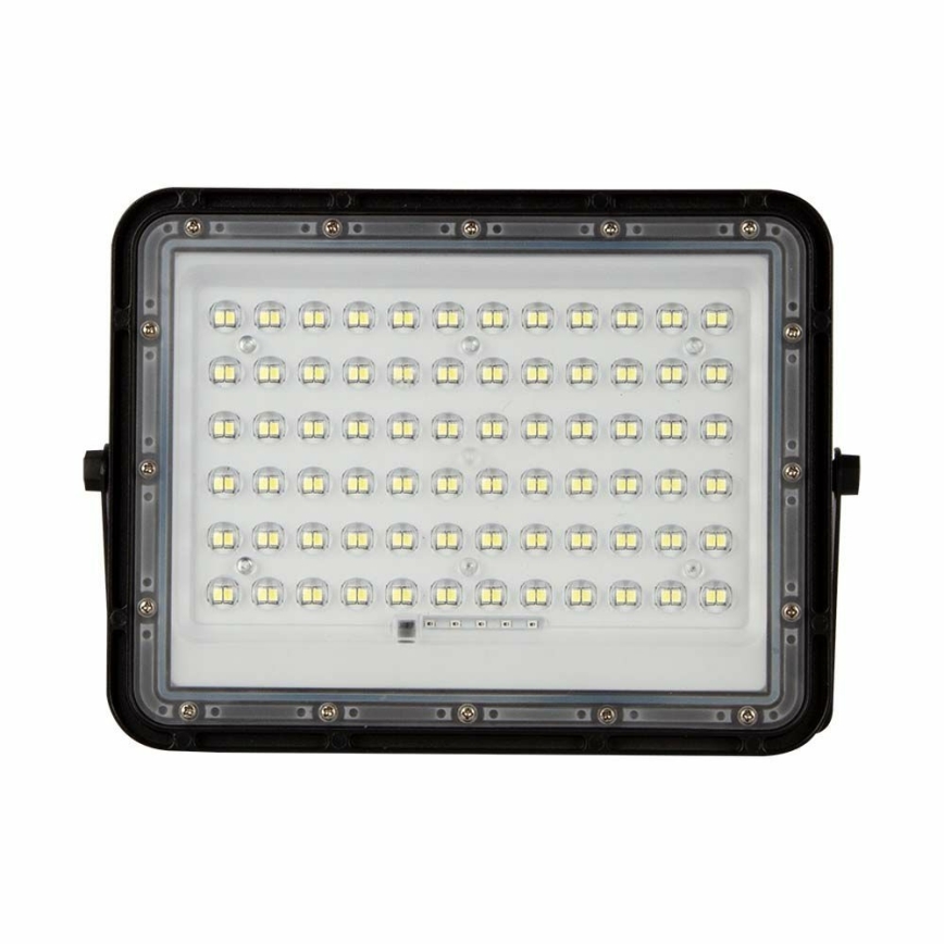Dimmbarer LED-Outdoor-Solarstrahler LED/15W/3,2V IP65 6400K 12000 mAh schwarz + Fernbedienung