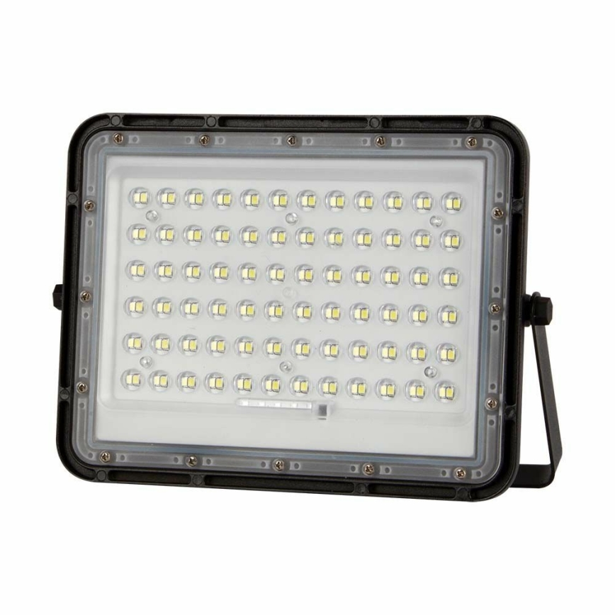 Dimmbarer LED-Outdoor-Solarstrahler LED/15W/3,2V IP65 6400K 12000 mAh schwarz + Fernbedienung