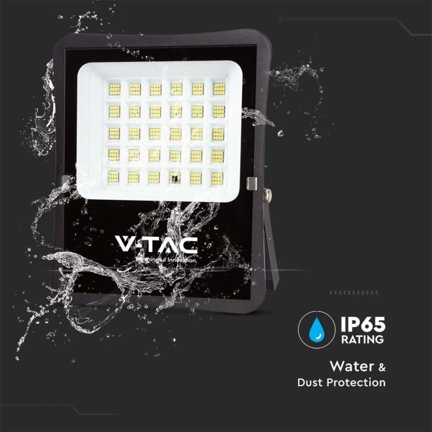 LED-Solarstrahler für den Außenbereich LED/20W/3,2V 6400K IP65 15000 mAh + Fernbedienung