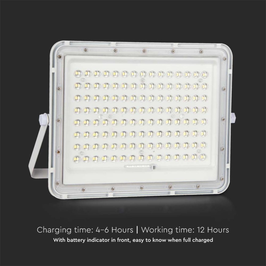 LED-Solarstrahler für den Außenbereich LED/20W/3,2V 6400K weiß IP65 16000 mAh + Fernbedienung