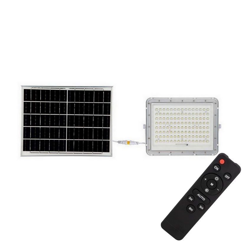 LED-Solarstrahler für den Außenbereich LED/20W/3,2V 6400K weiß IP65 16000 mAh + Fernbedienung