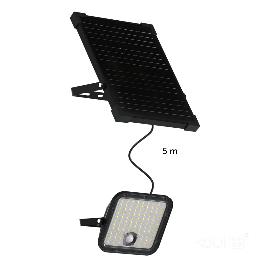 LED-Solarstrahler für den Außenbereich mit Sensor LED/30W/6,4V IP65 3000/4000K 6000 mAh + Fernbedienung