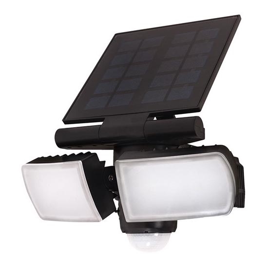 LED Solarstrahler mit Sensor 2000mAh LED/8W/3,7V IP44