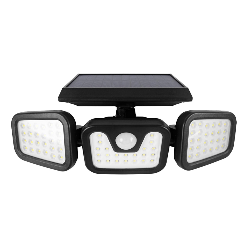 LED Solarstrahler mit Sensor LED/1,5W/3,7V 6000K IP44 2400 mAh
