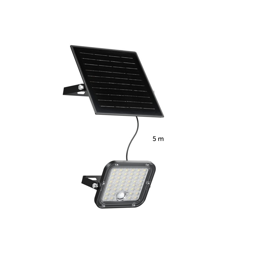 Dimmbarer LED-Solarstrahler mit Sensor LED/10W/3,7V 3000/4000K IP65 3600 mAh + Fernbedienung