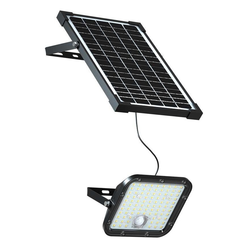 LED-Solarstrahler mit Sensor LED/30W/6,4V 4000K 6000 mAh + Fernbedienung