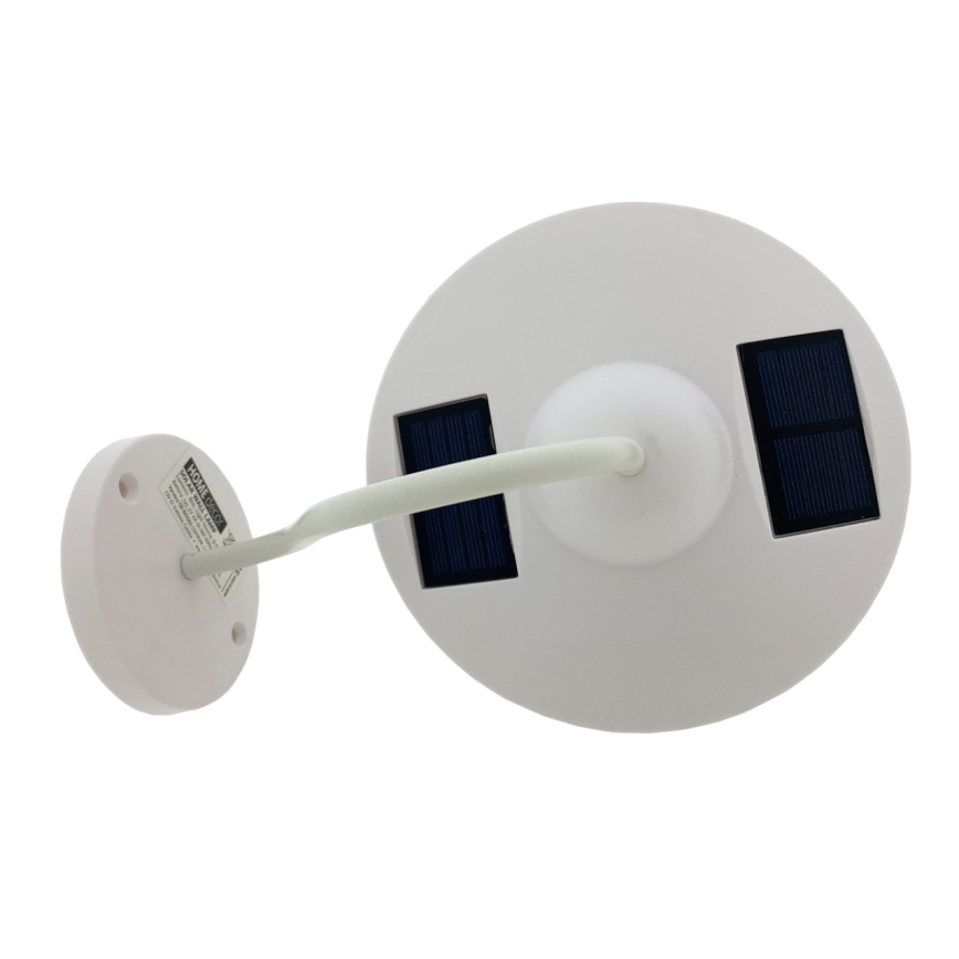 LED-Solarwandleuchte LED/0,5W/1,2V 600 mAh IP44 weiß