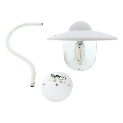 LED-Solarwandleuchte LED/0,5W/1,2V 600 mAh IP44 weiß