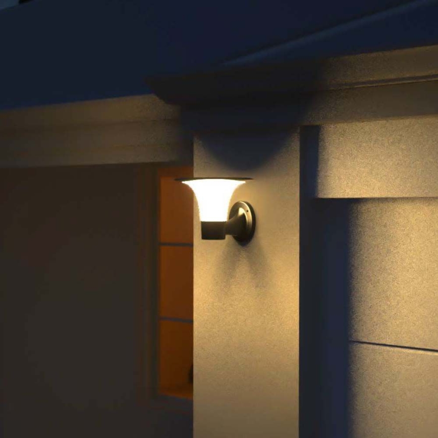 LED-Solarwandleuchte mit Sensor LED/15W/3,2V 4000K/6000K IP65 6000 mAh