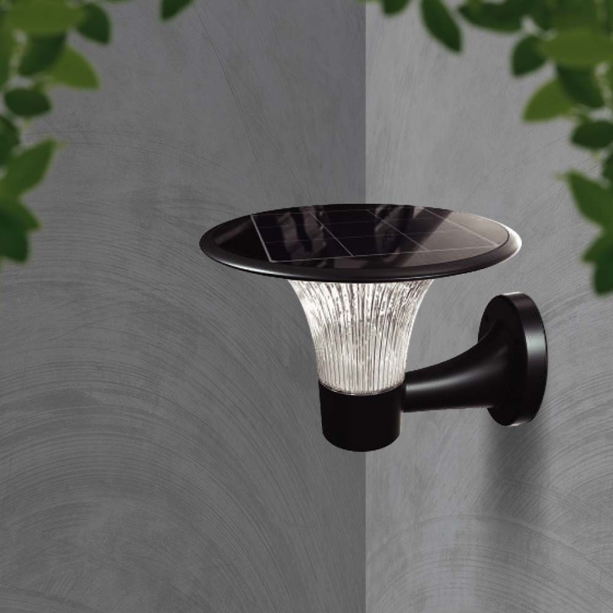 LED-Solarwandleuchte mit Sensor LED/15W/3,2V 4000K/6000K IP65 6000 mAh