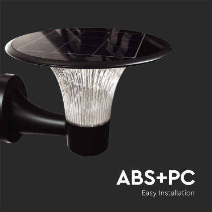 LED-Solarwandleuchte mit Sensor LED/15W/3,2V 4000K/6000K IP65 6000 mAh