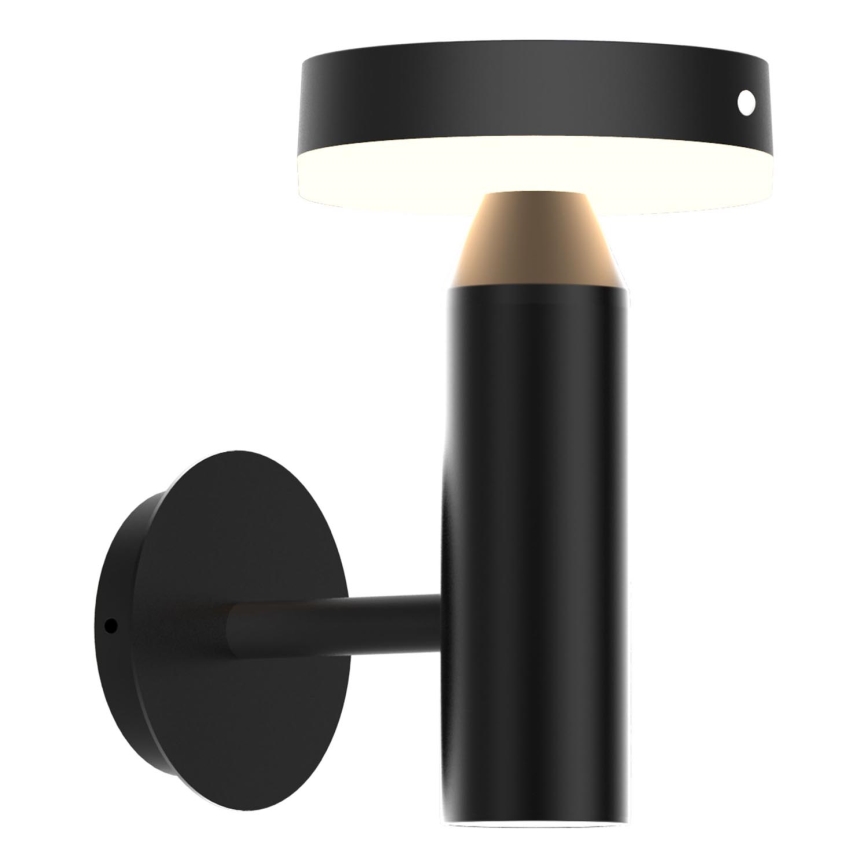 LED-Solarwandleuchte mit Sensor GWINEA LED/4,5W/3,7V 2000 mAh IP44 schwarz