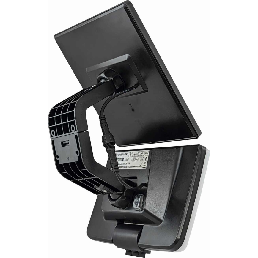 LED-Solarwandleuchte mit Sensor LED/12W/3,7V 4000 mAh IP54