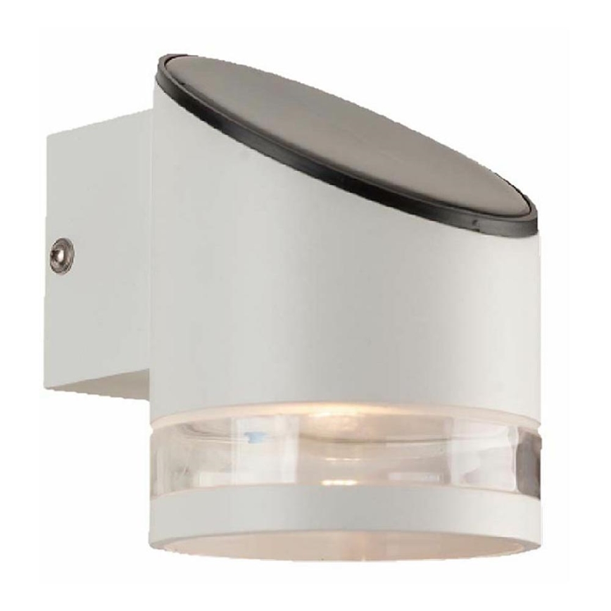 LED-Solarwandleuchte mit Sensor LED/1W/3,7V IP54 3000K 1200 mAh weiß