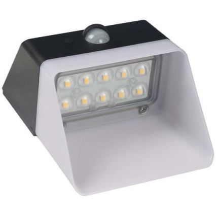 LED-Solarwandleuchte mit Sensor LED/2W/3,7V 4000K IP65 1200 mAh