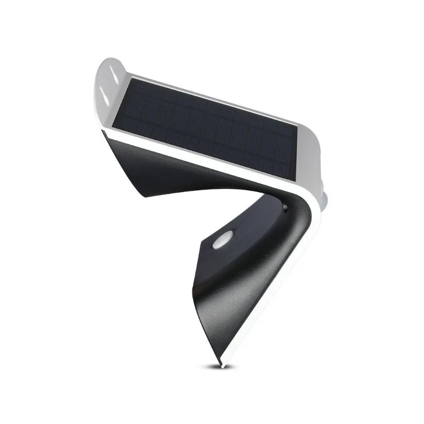 LED-Solarwandleuchte mit Sensor LED/3W/3,7V 3000/4000K IP65 2000 mAh weiß