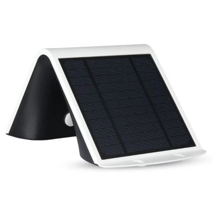 LED-Solarwandleuchte mit Sensor LED/3W/3,7V 3000/4000K IP65 2000 mAh weiß