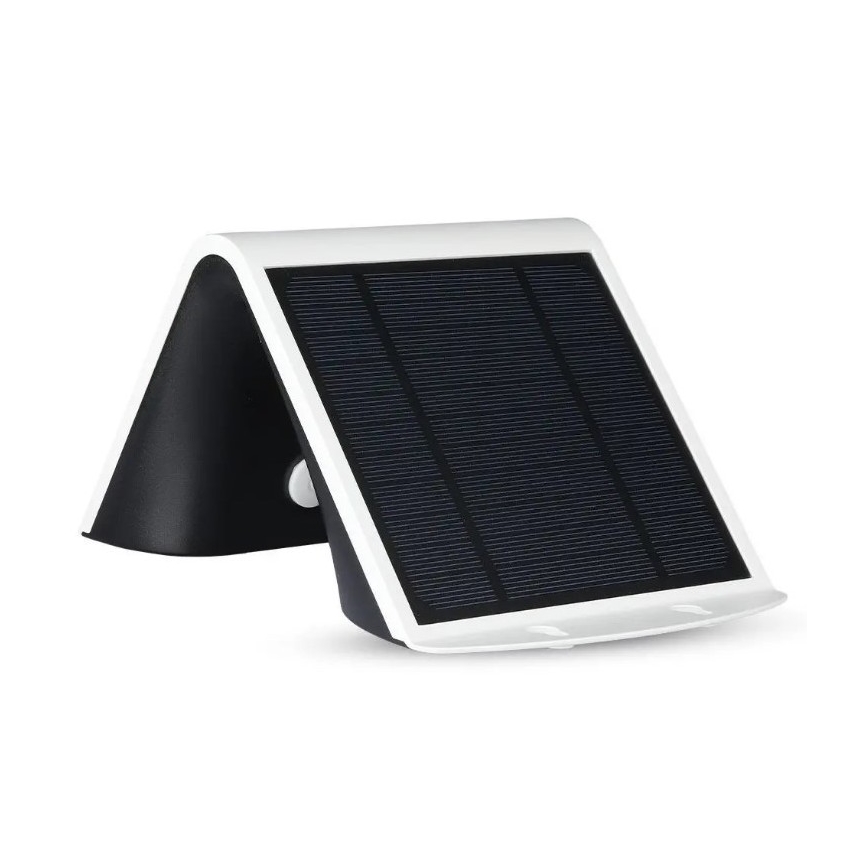 LED-Solarwandleuchte mit Sensor LED/3W/3,7V 3000/4000K IP65 2000 mAh weiß