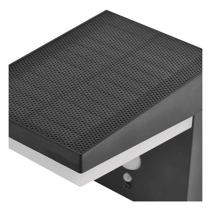 LED-Solarwandleuchte mit Sensor LED/4,4W/3,7V 2200 mAh IP44